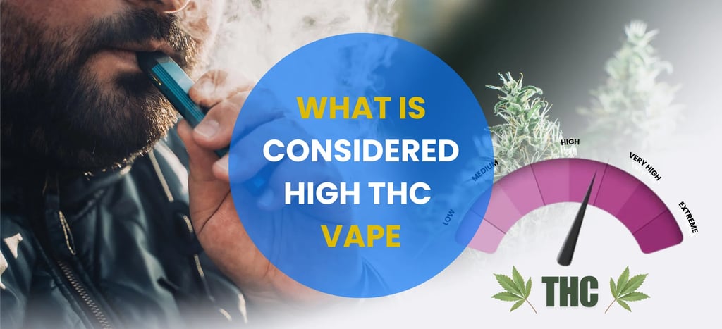 what is considered high thc vape